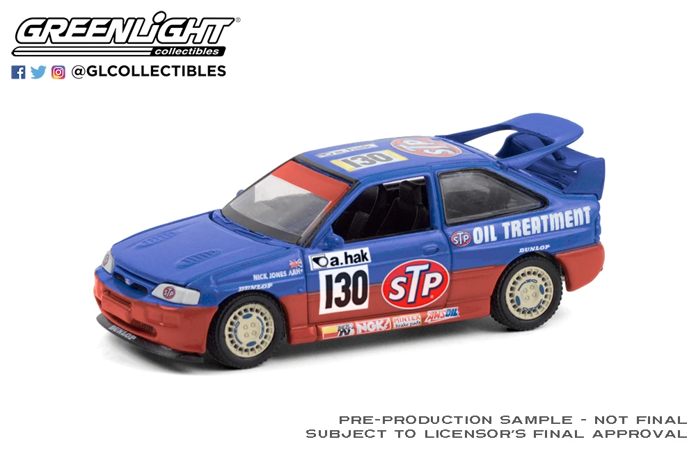 GreenLight 1:64 1995 Ford Escort RS Cosworth игрушечные автомобили металлические Литые модели