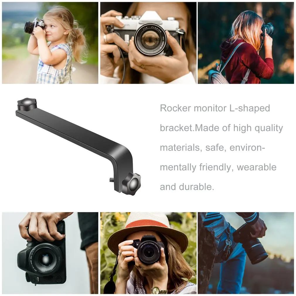 Универсальный кронштейн для ЖК-камеры Magic Arm, вращающийся на 360 градусов, универсальный металлический адаптер, рокер для монитора, l-образный кронштейн