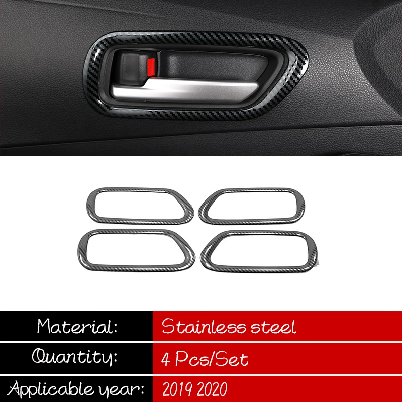 

4 шт., накладки на внутреннюю дверь автомобиля для Toyota corolla E210 2019 2020