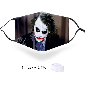 

Masks Clown Jokers joker Cosplayer Protective PM2.5 Filter Masks Unisex Mouth-muffle Bacteria Proof Flu Masks High Quality Masks