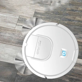 

Multifunctional Smart Floor Cleaner,3-In-1 Auto Rechargeable Smart ing Robot Dry Wet ing Vacuum Cleaner White 1800Pa