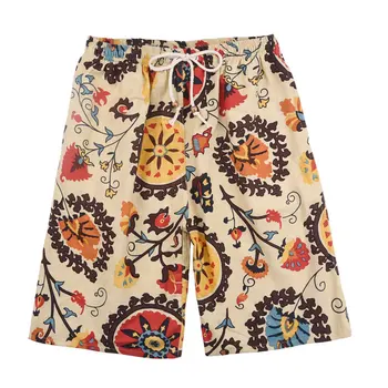 

New Summer Men's Board Shorts Beach Brand Shorts Surfing Bermudas Print Quick-drying Breechcloth Swiming Shorts Men Running