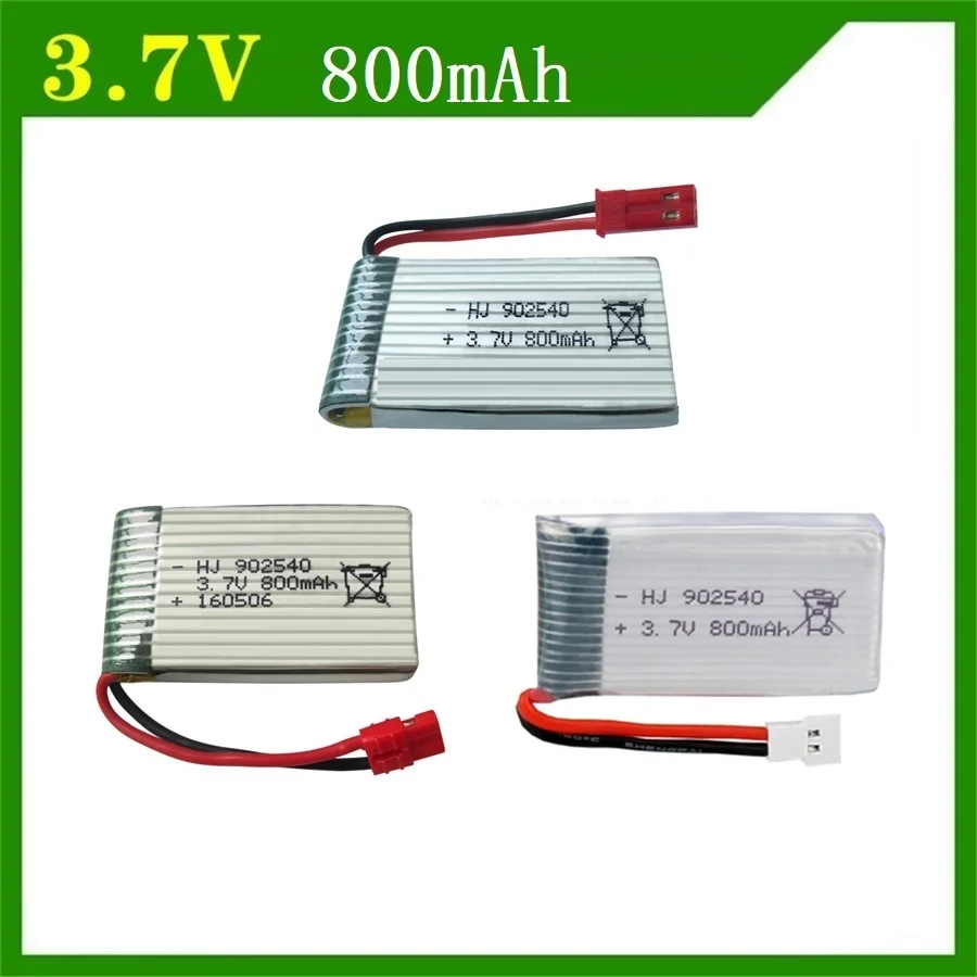 1 шт. 3 7 в 800 мАч 902540 батарея для Syma X5C X5SC X5SW M68 X5HC X5HW X400 X800 четырехосная модель