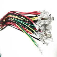 UL провод 18awg Электрический ПВХ кабель с 4,8 клеммный жгут для DIY автомобиля и розетки мото велосипед аксессуары для автомобиля