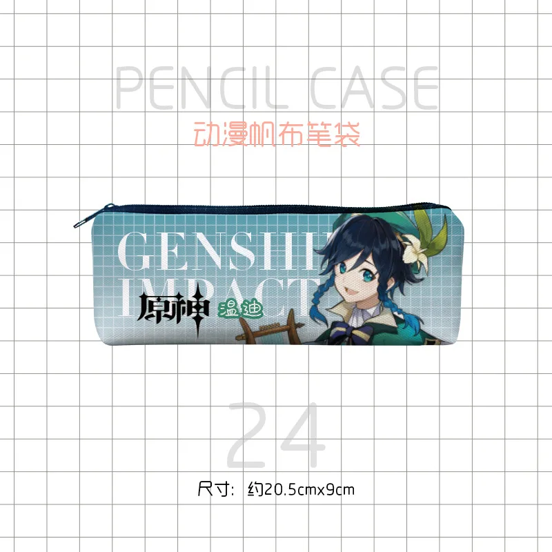 greek goddess costume Game Genshin Impact Pencil Bag Cosplay Anime Hutao Xiao Zhongli Cartoon Pen Case Boys Girls Stationery Bags Fans Gift naruto outfits