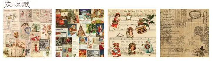 ZFPARTY Счастливого Рождества фон наклейки для Скрапбукинг Happy planner/карты/бумажник карты Высокое качество нейлоновый чехол заграничного паспорта машина для изготовления журнала проекта