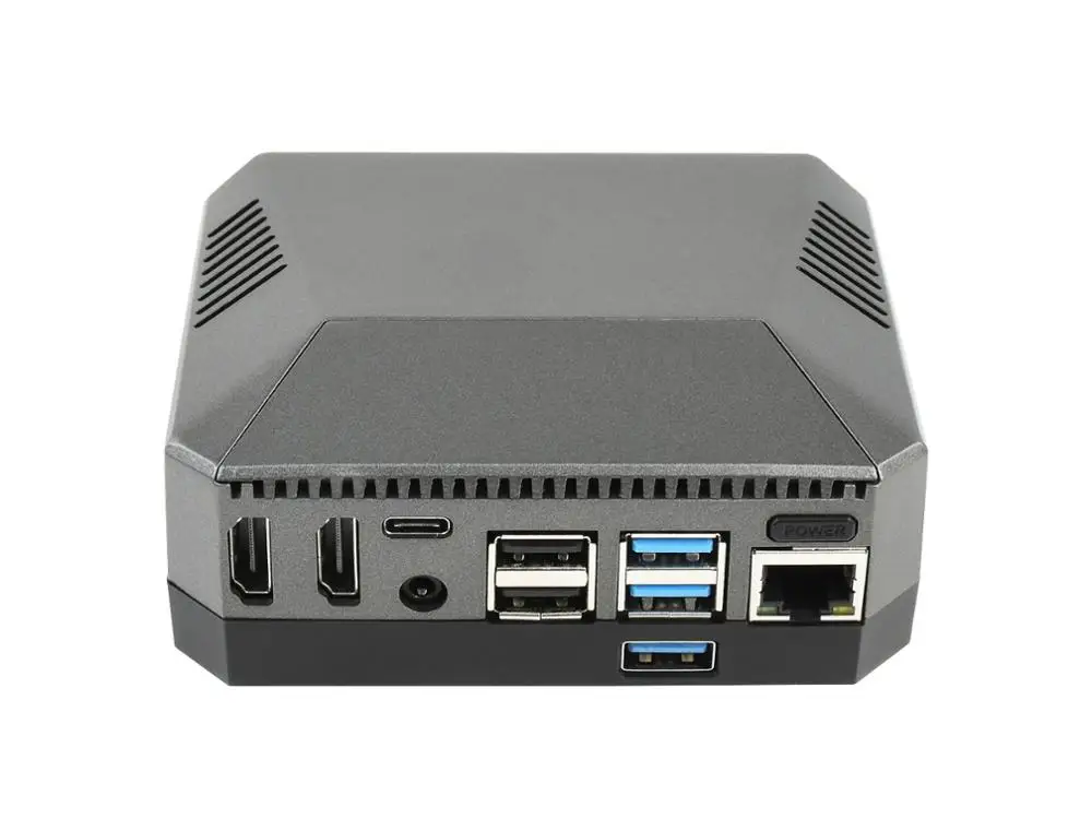 Funda de aluminio para Raspberry Pi 4, con ranura de expansión M.2, argón One M.2