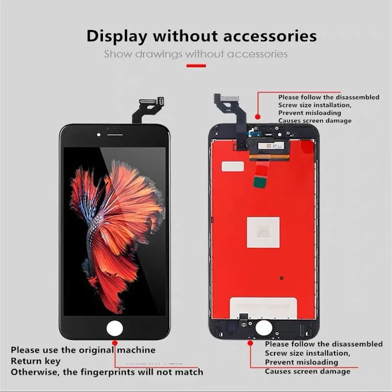 Заводская распродажа, сменный ЖК-дисплей для iphone 7 plus, ЖК-дисплей, сенсорный дигитайзер, сборка для iphone 7, ЖК-дисплей для iphone 6/8 plus