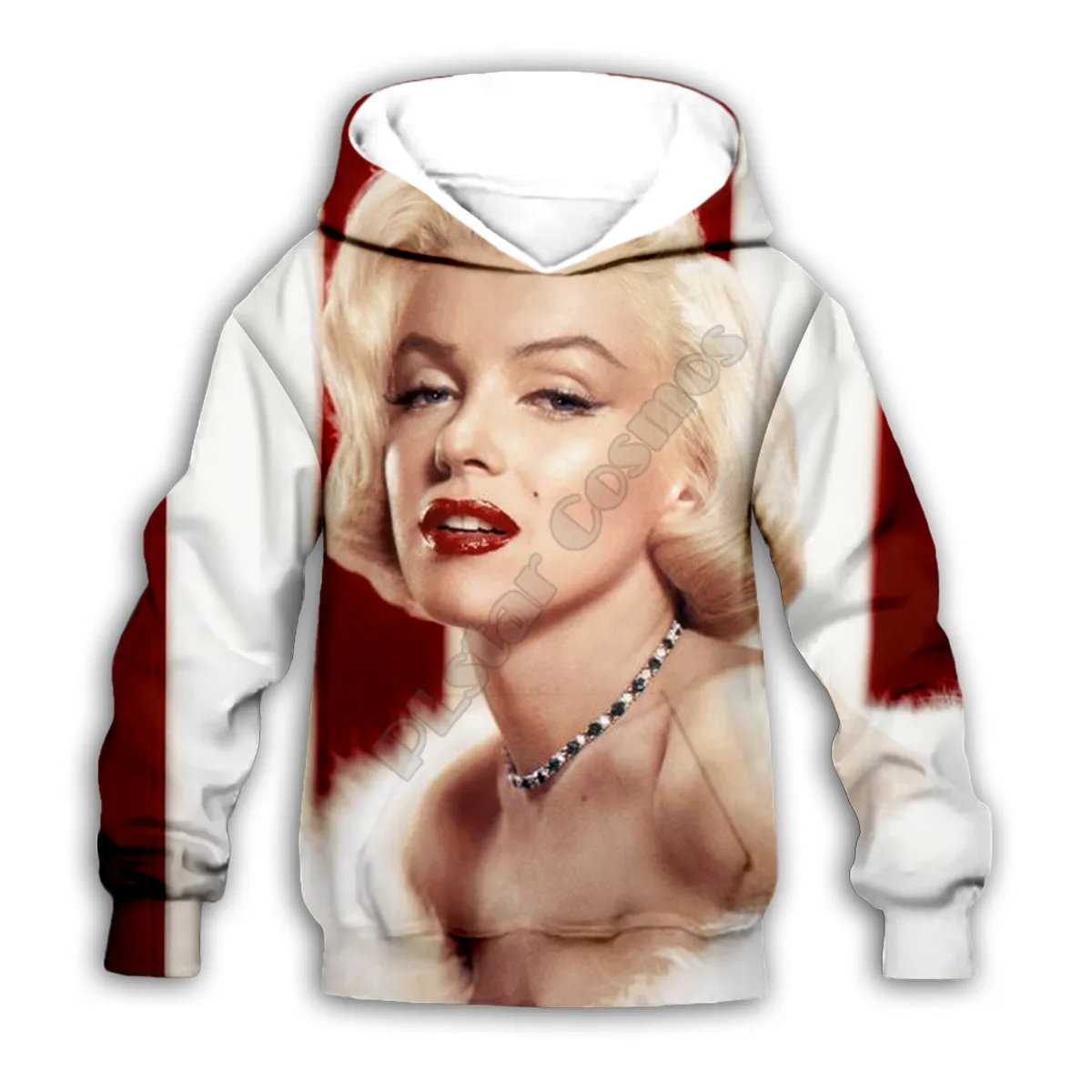 Худи Marilyn Monroe с 3d принтом семейный костюм футболка на молнии пуловер Детский