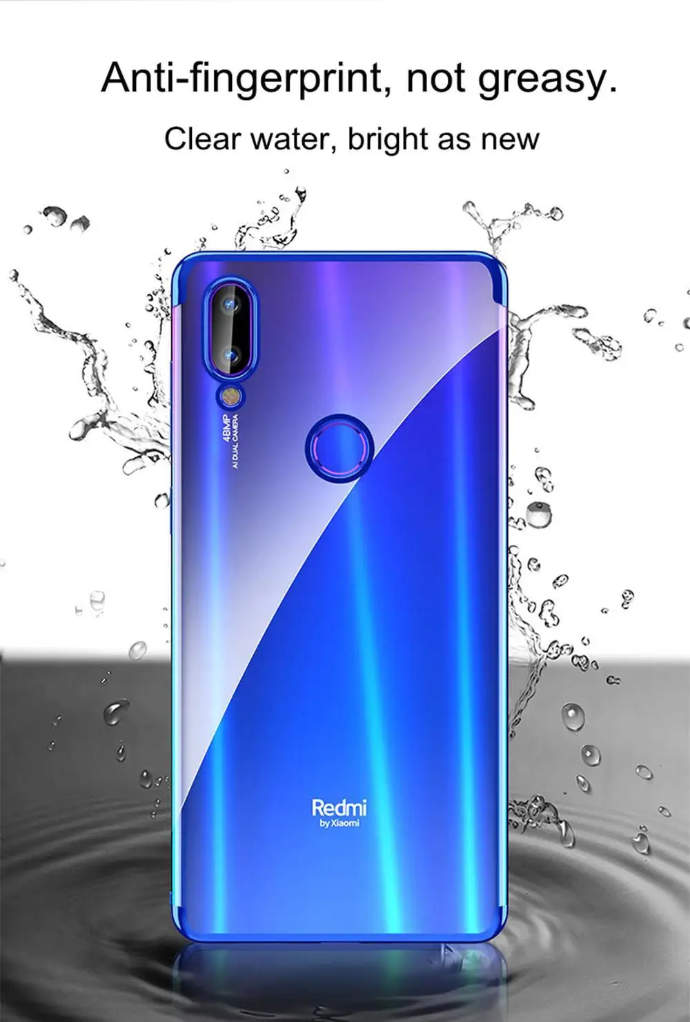 Мягкий металлизированный чехол для телефона для Xiaomi mi 9T Pro CC9 CC9E A3 Lite Red mi K20 Note 8 7 6 5 Pro 7A прозрачная задняя крышка на красный чехол mi Note8