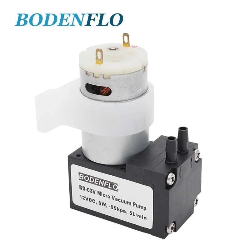 Mini Bomba de ar 6l Min 300kpa Bombas de Diafragma de Sucção de Alta Pressão com Suporte dc 12v