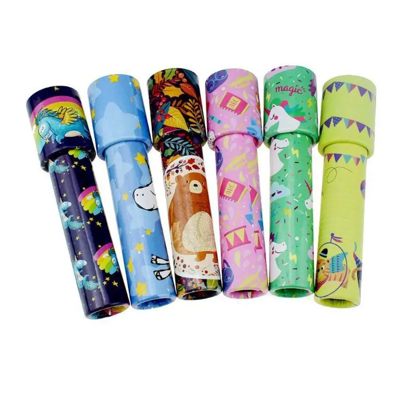 15/20cm Classic Toys Kaleidoscope Rotating Magic Colorful World Toy For Children Autism Kids Puzzle Toy Gift Color Random