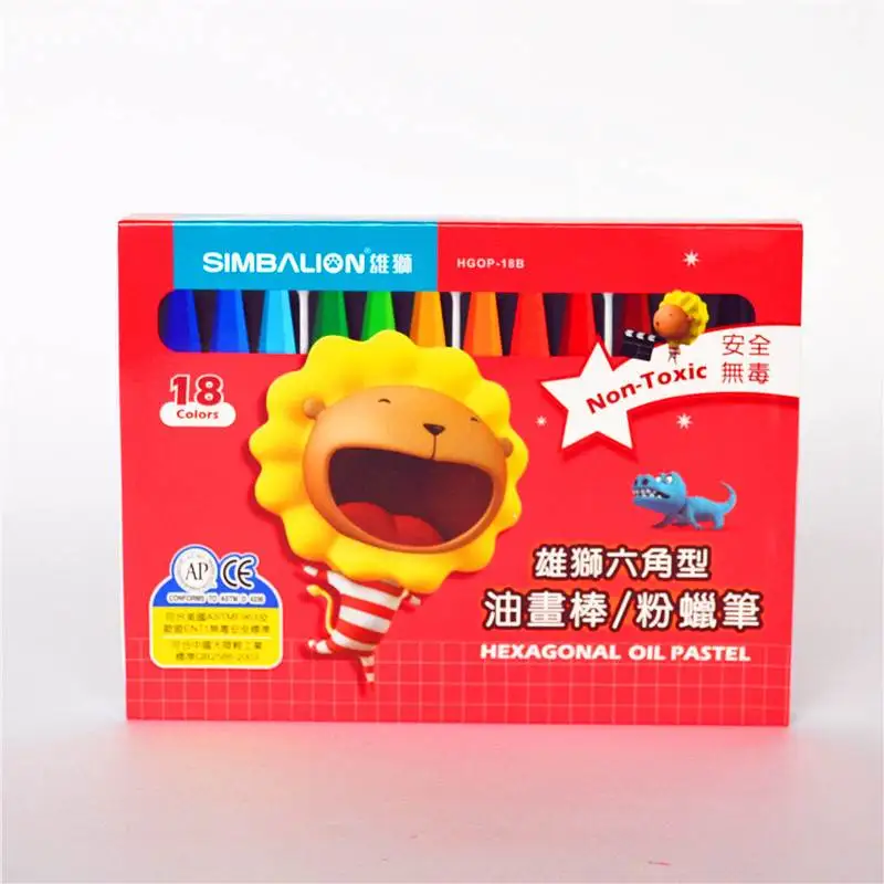 

18 Colors Wax Crayon Oil Pastel Pen Set Drawing Painting Graffiti For Children Kids School Office Art Supplies Gifts