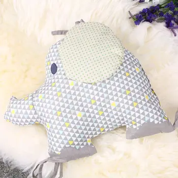 

Baby Bed Bumper Crib Elephant Protector Cushion Newborn Cute Cot Head Guard Pads XXFE