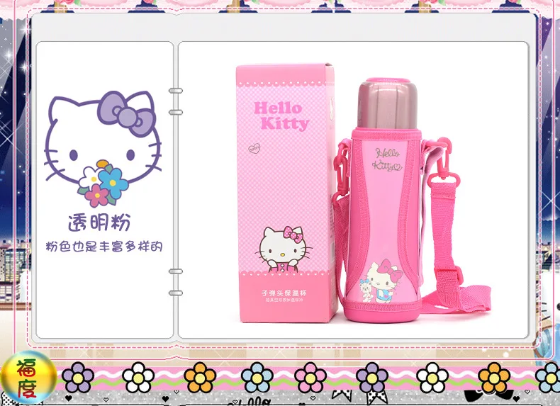 Hello kitty, Изолированная бутылка из нержавеющей стали, детский дорожный горшок, мужской студенческий стакан для воды, кувшин для маленьких девочек