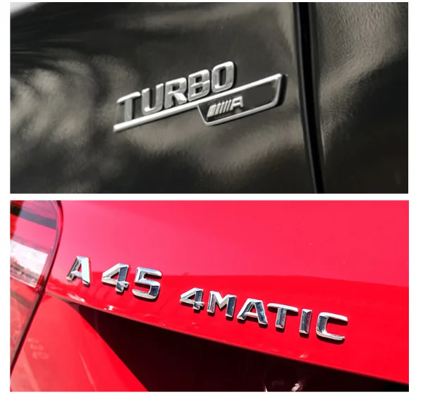 ABS Пластик эмблема стикер автомобиля для A160 A180 A260 A200L A200 A45 A45 4matic