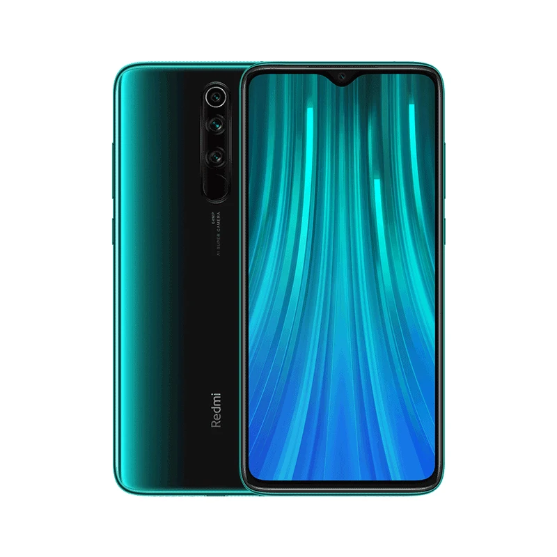 Green 64GB Xiaomi Redmi Note 8 Pro, 6 ГБ, 128 ГБ, MTK Heilo G90T, мобильный телефон, четыре камеры, 64MP, 4500 мАч, NFC, 18 Вт, быстрое зарядное устройство, 6,53 дюйма, смартфон - Цвет: Green 64GB
