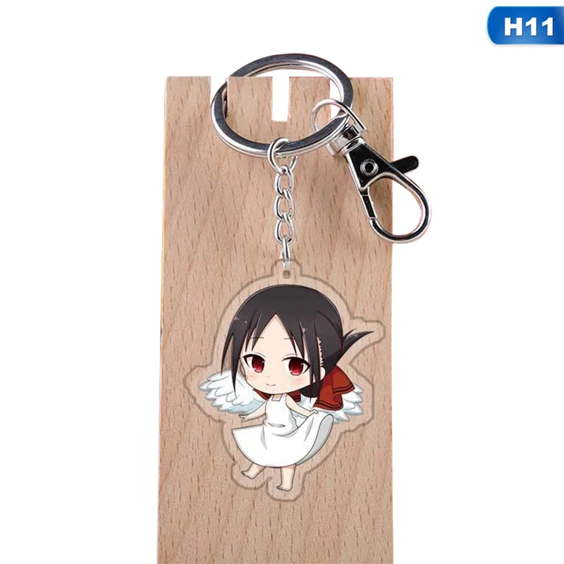 11 16 типов аниме Kaguya-sama: Love Is War брелок Fujiwara Chika Shinomiya Kaguya брелок с двойной подвеской - Цвет: 11