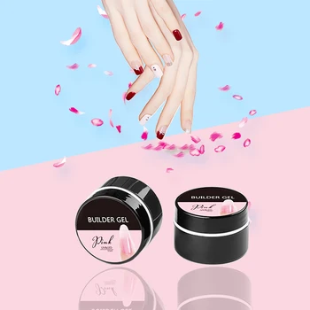 

15ml Poly UV Gel Builder Nail Tips Clear/Pink/White Extension Gel Building Crystal False Nails Gels For Nail Art Polish Polygel