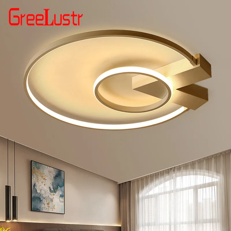 

Modern LED Acrylic Ceiling Lights Creative Simple Circle Bedroom Study Kitchen Decor Ceiling Lamp