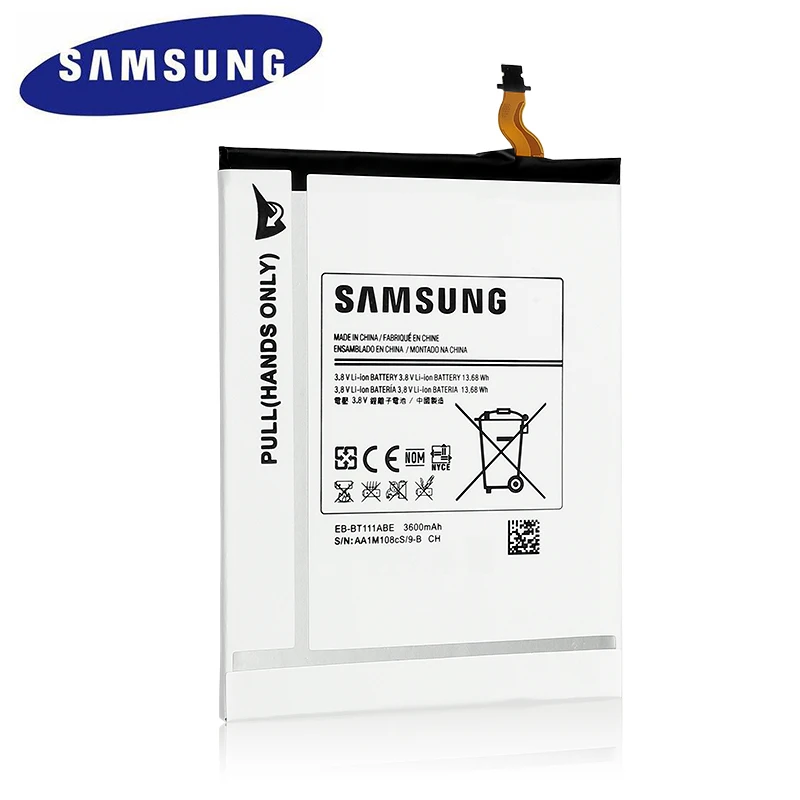 Для Samsung T115 T116 SM-T110 SM-T111 EB-BT111ABE оригинальная запасная батарея для планшета EB-BT115ABC