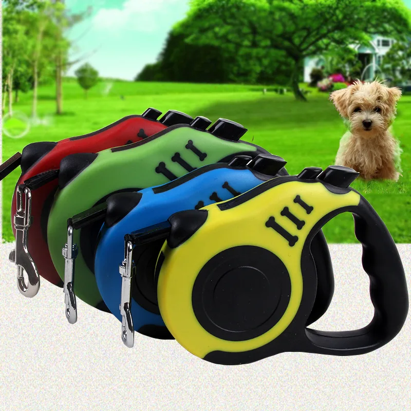 

Dog Automatic Flexible Tractor 3 M 5 M Pet Nylon Shrinkage Hand Holding Rope Supplies