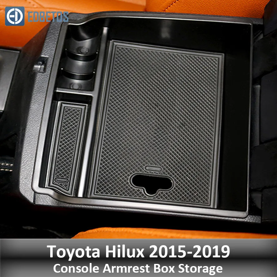 Подлокотник вторичный бардачок для Toyota Hilux SR5 Hilux REVO AN120 AN130 120 130- центральная консоль Органайзер лоток