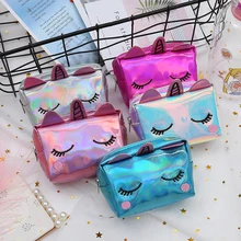 Популярный кошелек для монет в виде единорога, модный кошелек для монет с героями мультфильмов, милый кошелек для детей, мини-кошелек, мягкая женская сумочка для монет, клатч