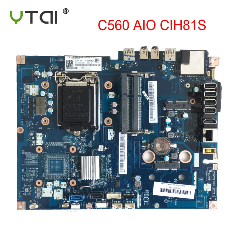 

ZEA00 LA-A061P For Lenovo C560 AIO Motherboard CIH81S Mainboard tested before send 100% tested intact