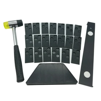 

Laminate Installation Kit DIY Fitting Easy Apply Manual Tapping Block Repair Carbon Steel Practical Wood Flooring Pull Bar