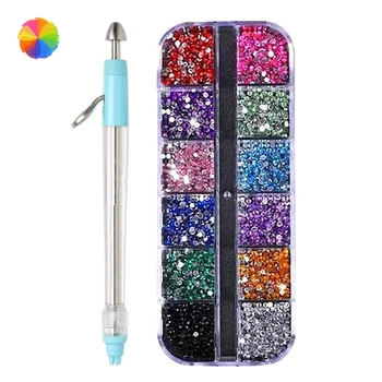 

Portable Rhinestone Multi-Purpose Nail Art Diamond Painting Manual Point Drill Pen Embroidery Tool Phone Case Decoration