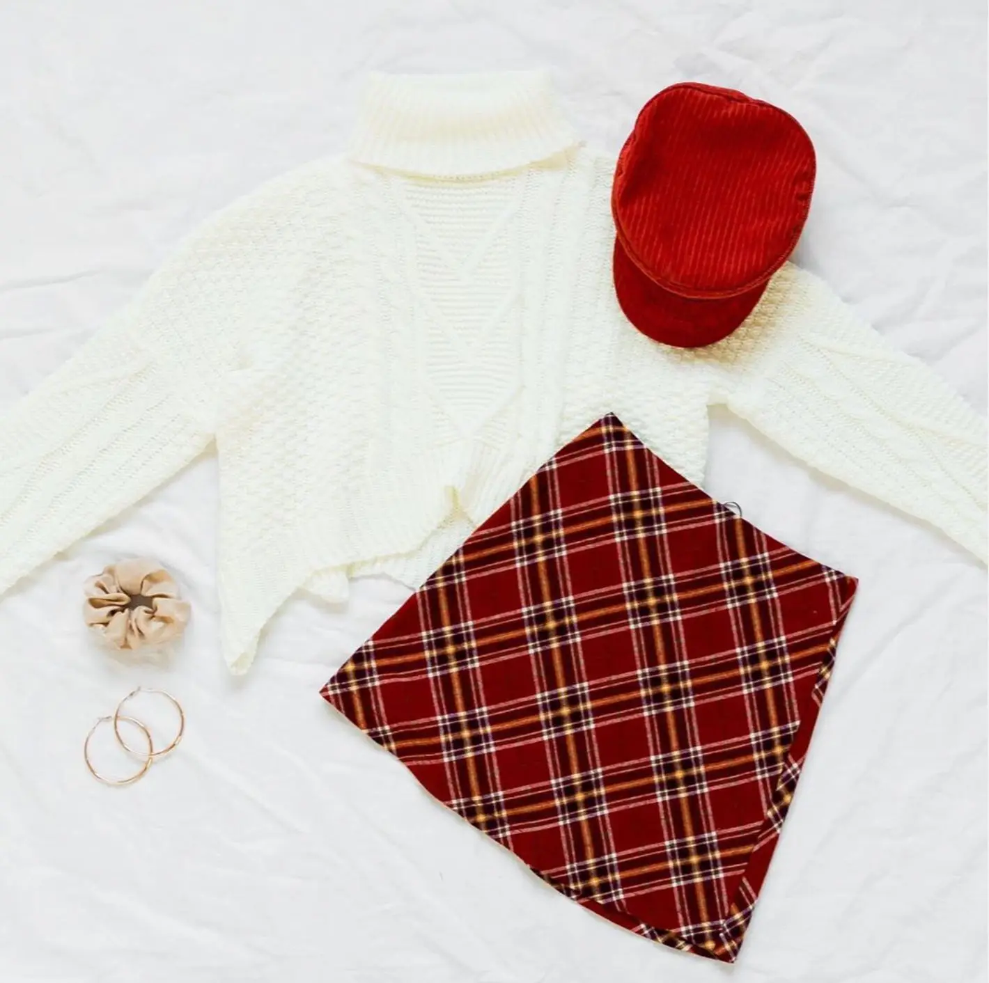 Plaid Skirts Womens 2020  Korean Fashion Clothing Casual  Plaid A-Line Above Knee, Mini High Waist Casual Mini Skirt for Female