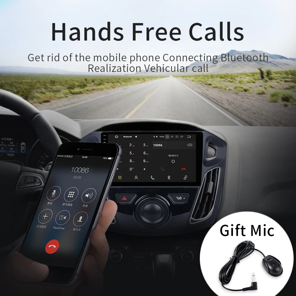 Dasaita-Android-8-0-4g-32g-Car-Radio-for-Ford-Focus-2012-2013-2014-2015-Multimedia