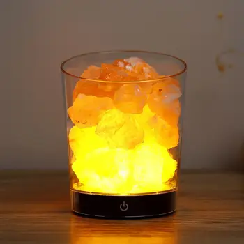 

LanLan LED Salt Lamp Natural Negative Ions Air Purifier Night Light for Bedside Sleeping
