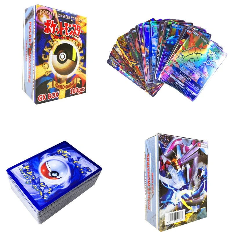 100個オリジナルポケモンカードgxゲームバトルアラカルトなしリピートピカチュウカードゲームのおもちゃ子供のchrismasの誕生日ギフト ゲーム コレクションカード Aliexpress