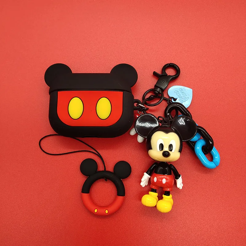Для Airpods Pro Чехол милый 3D кукла Минни брелок мультфильм силиконовый чехол для наушников чехол s для Apple Air pods Pro Чехол с кольцом