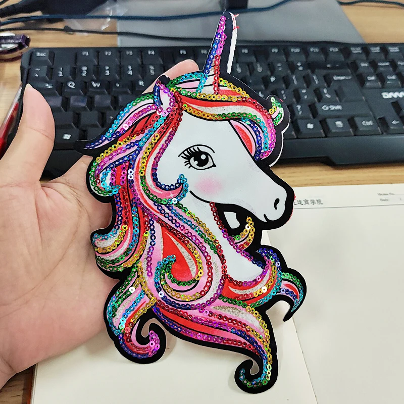 Patch Sticker，Aplique de Unicornio,Parche Unicornio,Parche de