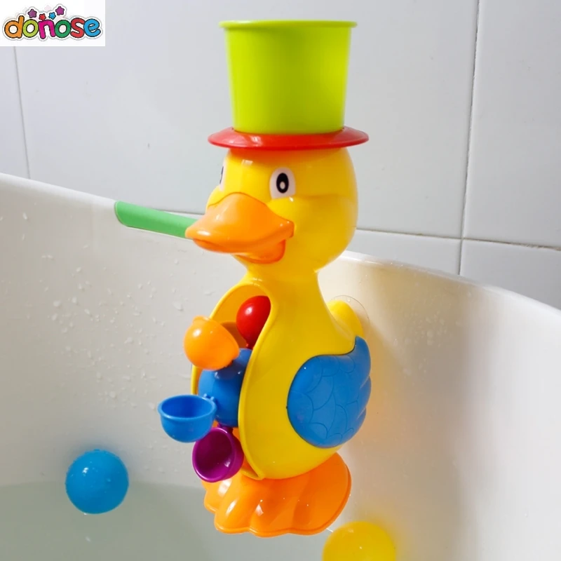 Игрушки для ванной дети Душ утка водяное колесо игрушка дельфин животные