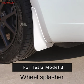 

For Tesla Model 3 2019 Fender Door Front and Rear Doors Anti-Sludge Baffle Modified Accessories