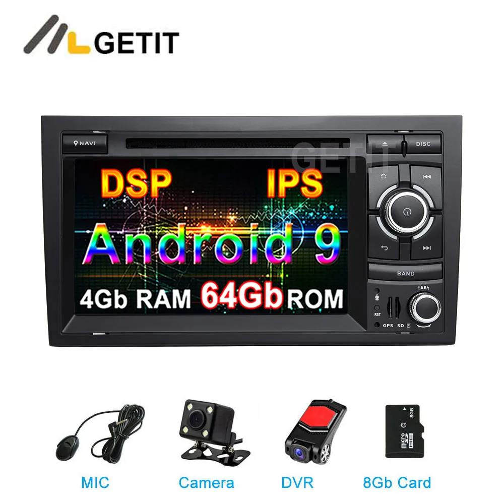 Discount DSP 64G Android 9.0 Car DVD Player Multimedia Radio GPS for Audi A4 S4 RS4 Seat Exeo with wifi BT stereo 0 Discount DSP 64G Android 9.0 Car DVD Player Multimedia Radio GPS for Audi A4 S4 RS4 Seat Exeo with wifi BT stereo 0
