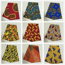 Настоящий воск гарантированный настоящий голландский воск высокое качество полиэстер Воск Ткань 6 ярдов африканская Анкара швейная ткань