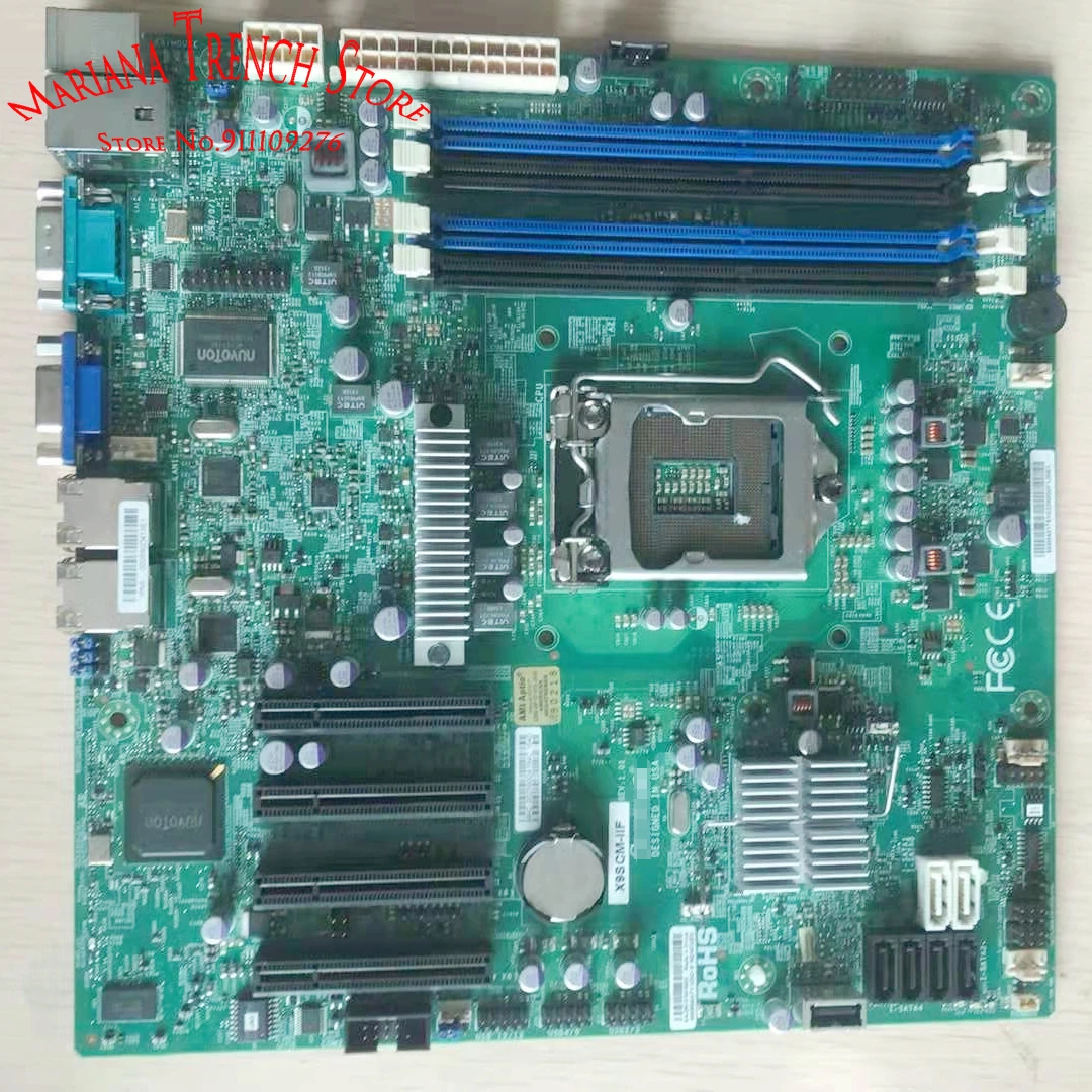 

X9SCM-iiF for Supermicro Motherboard LGA1155 Xeon E3-1200 V1/V2 Series 2nd and 3rd Gen Core i3 DDR3 ECC