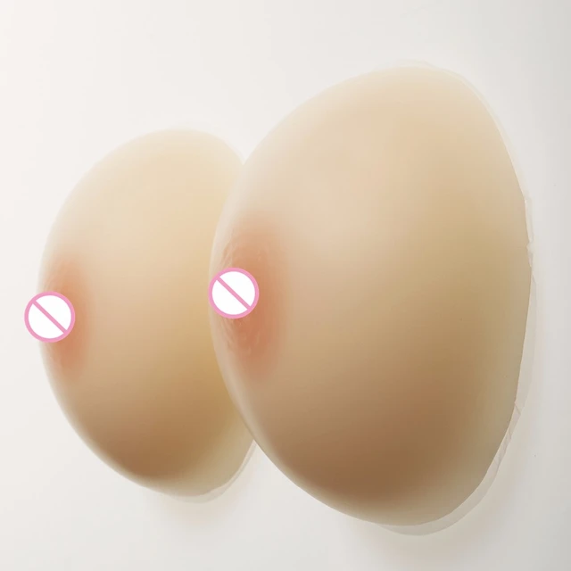 1000g/pair Natural Round Boobs Shemale Drag Queen Transgender