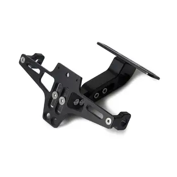

GloryStar Motorcycle Rear License Plate Mount Holder with Turn Signal Light Universal License Plate Frame