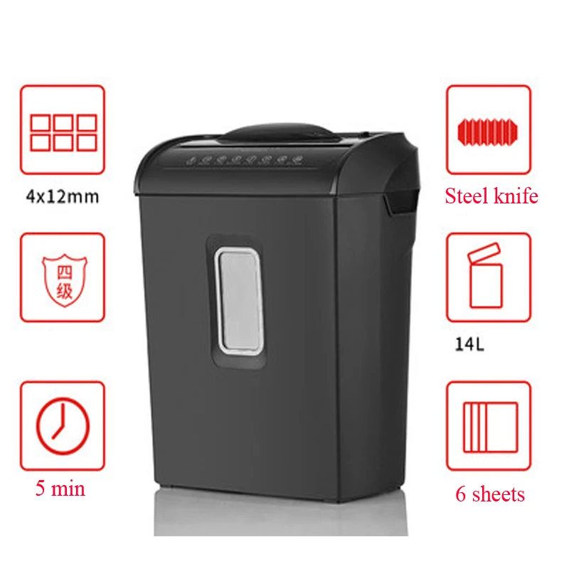 As608cm Electric Paper Shredder /high Security Desktop Office Shredder