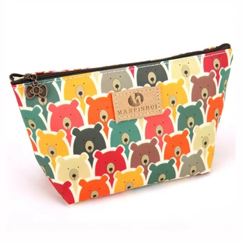 

LKEEP Print Cosmetic Bag Waterproof Printing Swanky Cartoon Toilet Bag Style for Travel