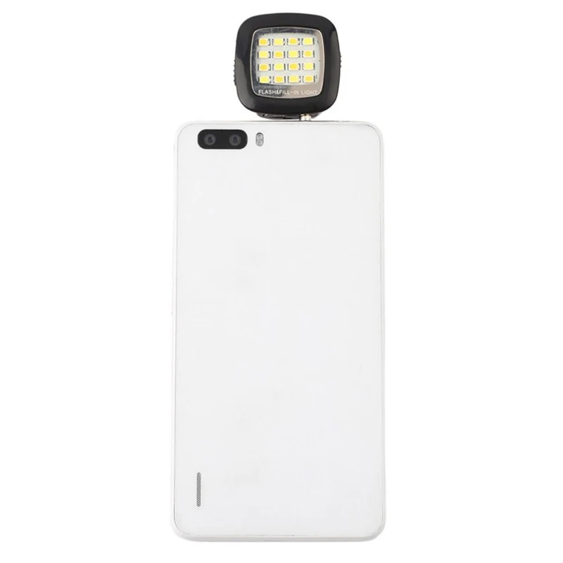 JKING портативный Перезаряжаемый Selfie Flash СВЕТОДИОДНЫЙ светильник для камеры для iPhone Подходит для всех 3,5 мм аудио разъем для наушников