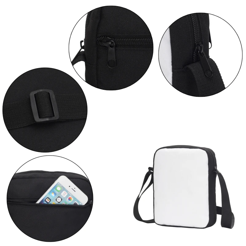 Custom Your Image/Logo 3D Print Children Shoulder Bag Boys Cross Body Bags For Girls Messenger Bags Crossbody Bag Kids Book Bag