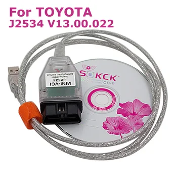 

16 Pin OBD2 Interface Diagnostic Cable MINI VCI J2534 TIS Techstream Scanner Tools For Toyota Auris Avalon Aygo Allion Estima