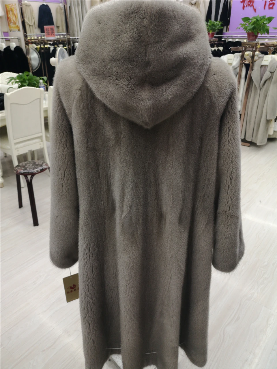 Норковое меховое пальто из натурального меха с капюшоном, женское меховое пальто из норки, зимнее пальто из натурального меха, новое поступление